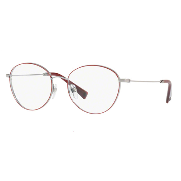 Valentino VA 1003 Optical Frames Oval Oversized Eyeglass Burgundy Red